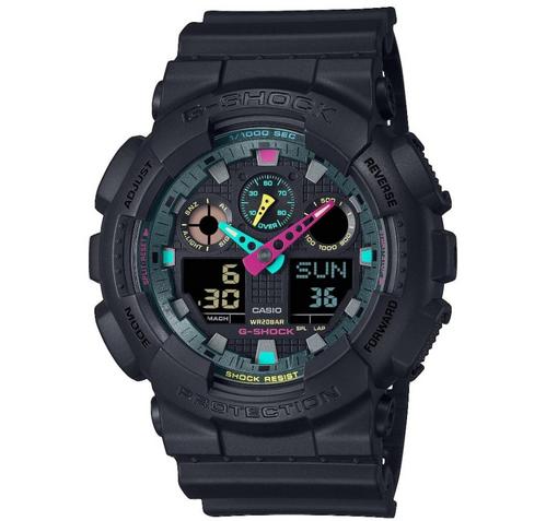 CASIO G-SHOCK MULTI-FLUORESCENT ACCENTS SERIES GA-100MF-1A