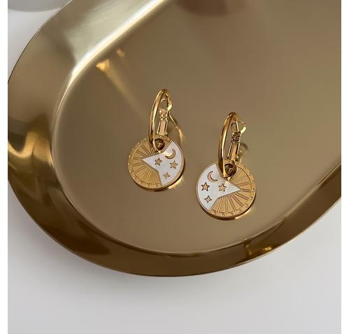 Обеци луна и звезди