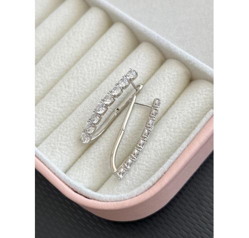 Сребърни обеци Aarcha