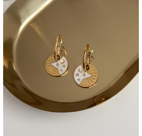 Обеци луна и звезди